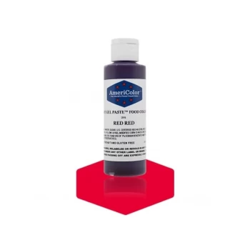 Краситель гелевый AmeriColor (Америколор) Красный-Красный 128 г