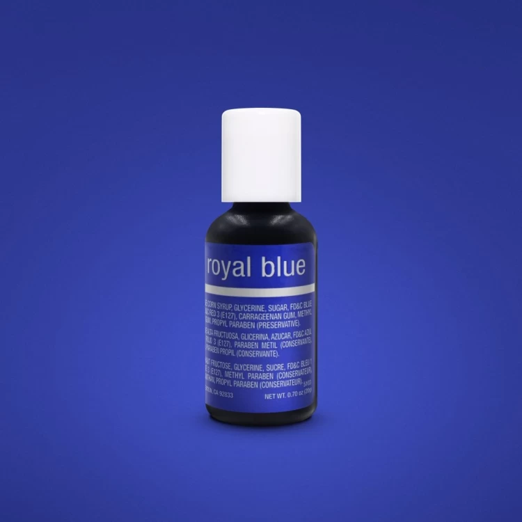 Гелевый краситель Chefmaster Королевский синий (Royal Blue) 20 грамм