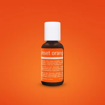 Гелевый краситель Chefmaster Оранжевый (Sunset Orange) 20 грамм