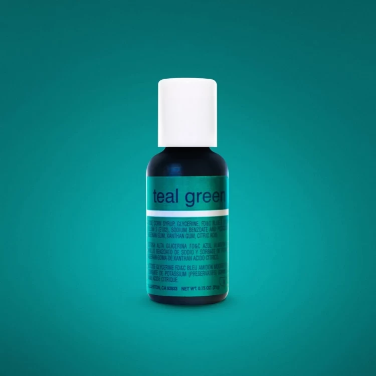 Гелевый краситель Chefmaster Морская волна (Teal Green) 20 грамм