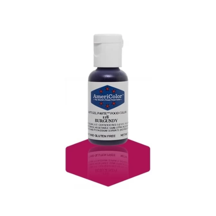 Краситель гелевый Americolor Бордовый (Burgundy)