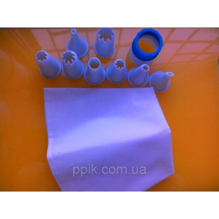 Мешок PROFI SET кондитерский с пластмассовыми насадками