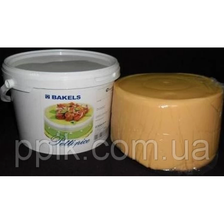 Персиковая Мастика (сахарная паста) BAKELS для обтяжки 1 кг