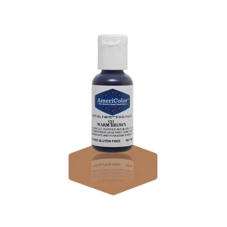 Краситель гелевый Americolor Коричневый (Warm brown)