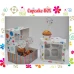 Набор для 4 капкейков Cupcake-BOX Цветочки - фото 1