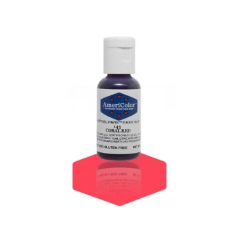 Краситель гелевый Americolor Кораллово - красный (Coral red)