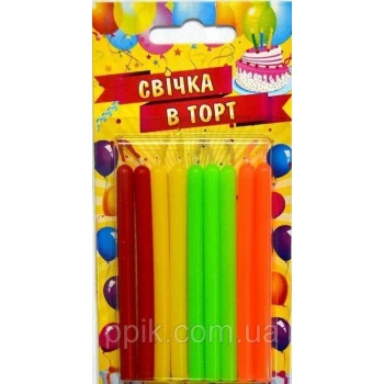 Свечи для торта прямые