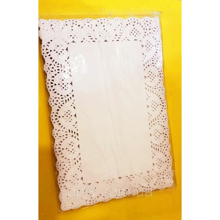 Салфетка ажурная бумажная 19,5см*29,5см