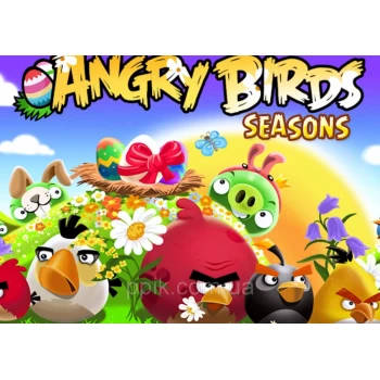 Вафельная картинка Angry Birds/Злые птички 3