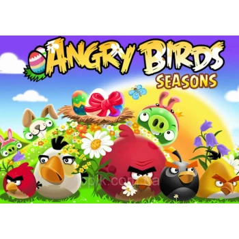 Вафельная картинка Angry Birds/Злые птички 8