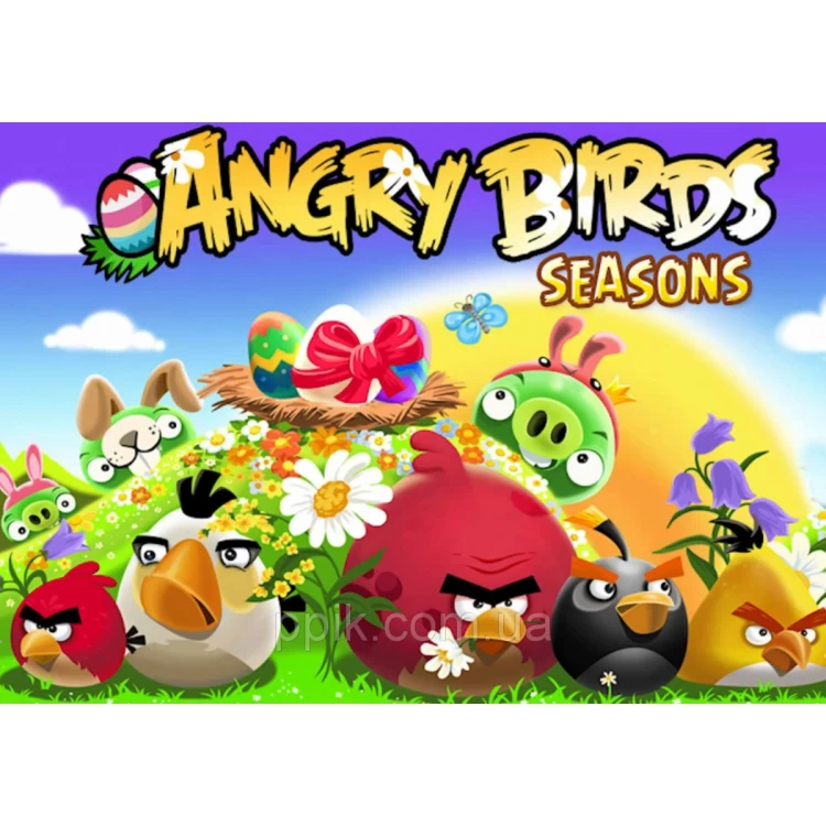 Вафельная картинка Angry Birds/Злые птички 8