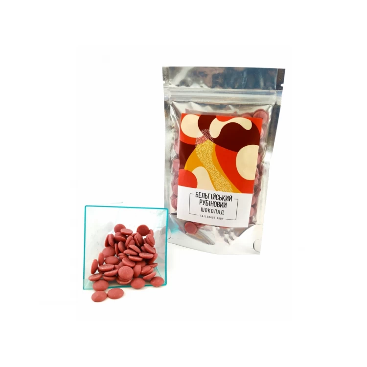 Бельгийский рубиновый шоколад Callebaut Ruby 1 кг