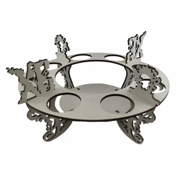 Великодня підставка для паски та яєць велика