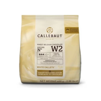Бельгийский Белый шоколад Barry Callebaut W2 28% какао 400 г