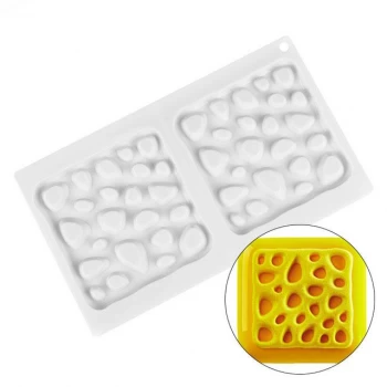 Силиконовая Форма для евродесертов Sponge на 2 ячейки