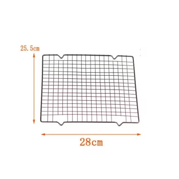 Решетка для заливки десертов 28*25,5см Черная