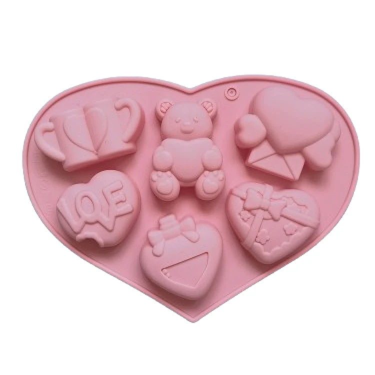 Силиконовая форма Мишка LOVE