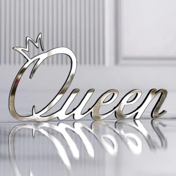 Топпер Queen серебро
