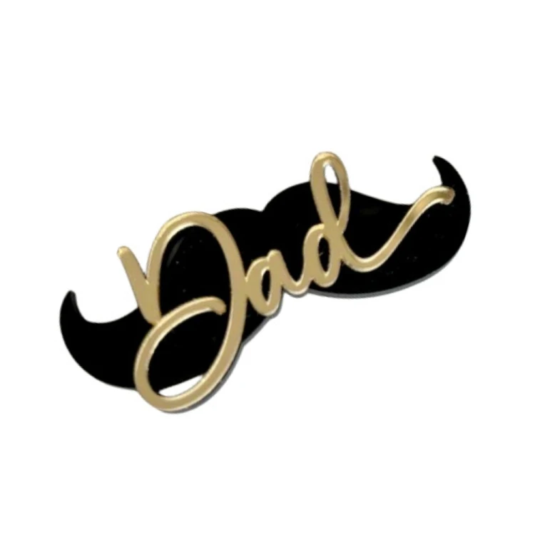 Зеркальный топпер Super DAD (усы)