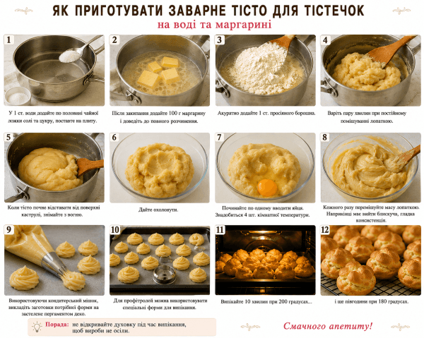 Десерты из заварного теста - фото 1